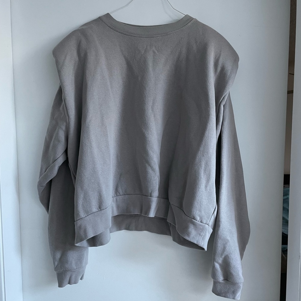 H&M shoulder padded sweatshirt